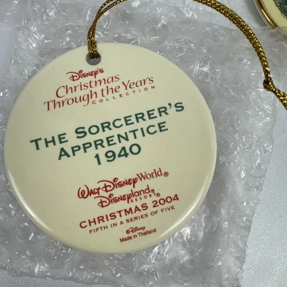 Disney Parks Happy Holidays Collector‎ Set 2000–2004 Mickey Minnie Boxed - Picture 11 of 16